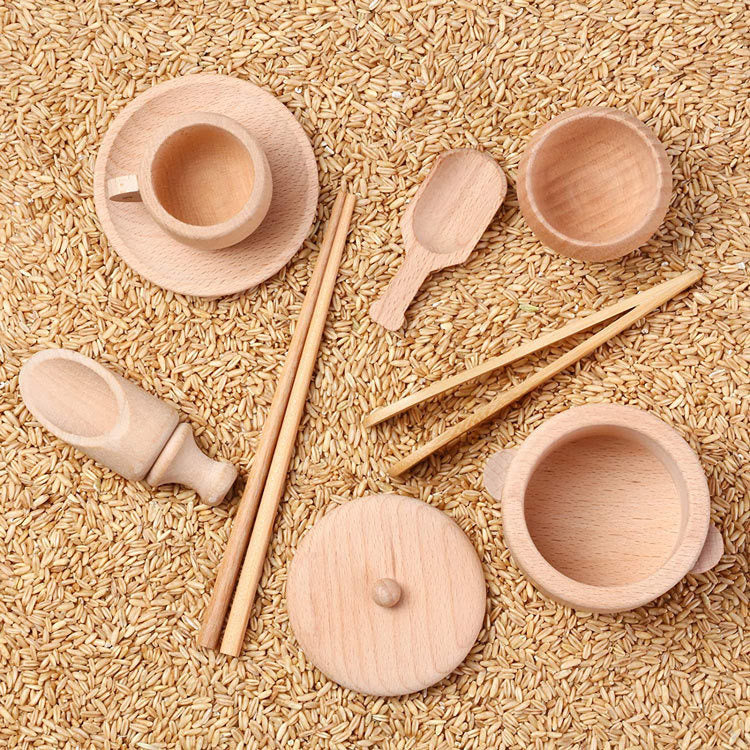 Wooden Tableware Set