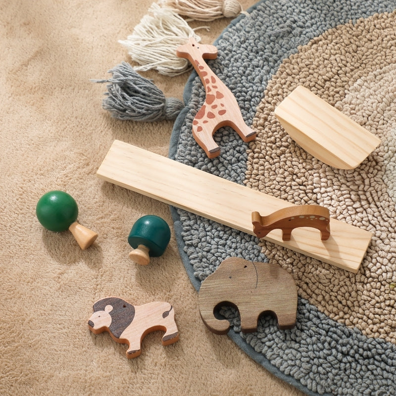 Wood stacking animals