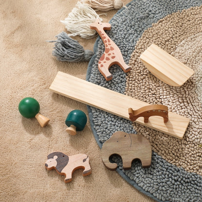 Wood stacking animals