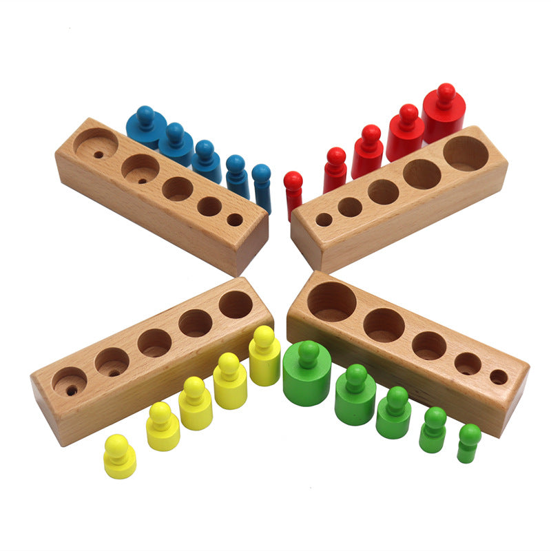 Wooden Size Sorting Block Set