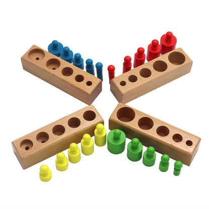 Wooden Size Sorting Block Set