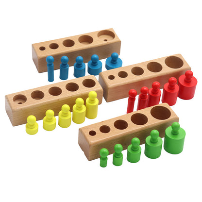 Wooden Size Sorting Block Set