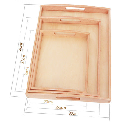 Wooden Sorting & Activity Tray