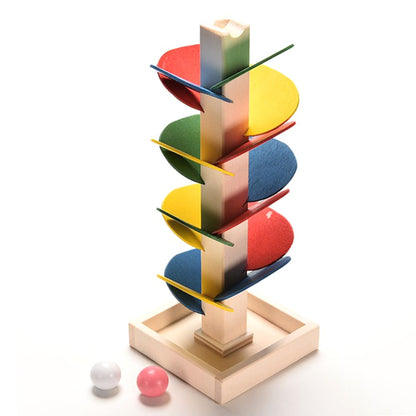 Wooden Tree Marble Run