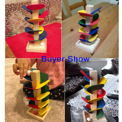 Wooden Tree Marble Run