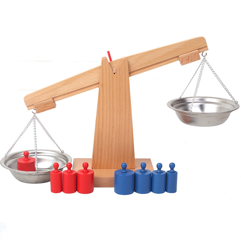 Wooden Balance Scale