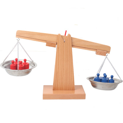 Wooden Balance Scale