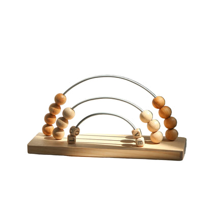 Wooden Rainbow Counting Arch