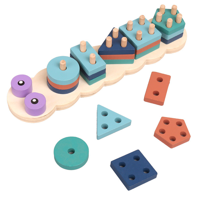 Caterpillar Sorting & Stacking Set