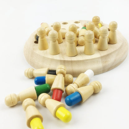 Wooden Color Memory & Matching Game