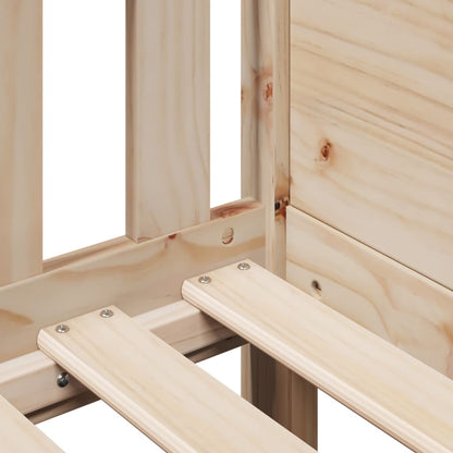 Wooden House Floor Bed