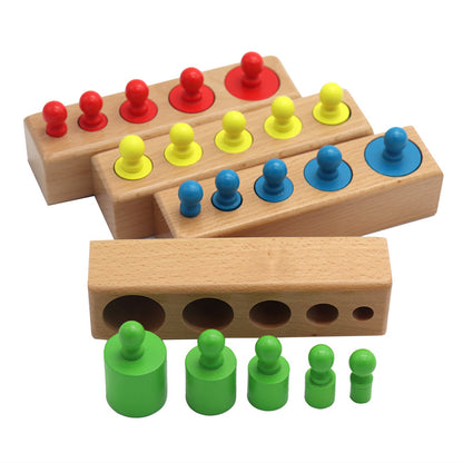 Wooden Size Sorting Block Set