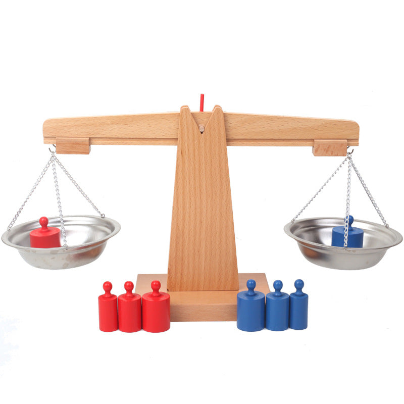 Wooden Balance Scale