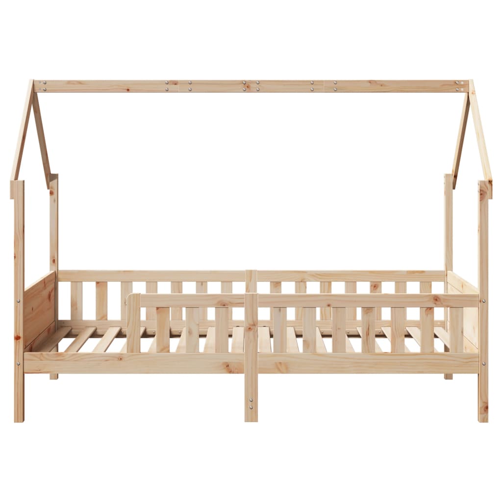 Wooden House Floor Bed