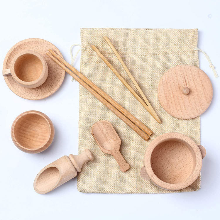 Wooden Tableware Set