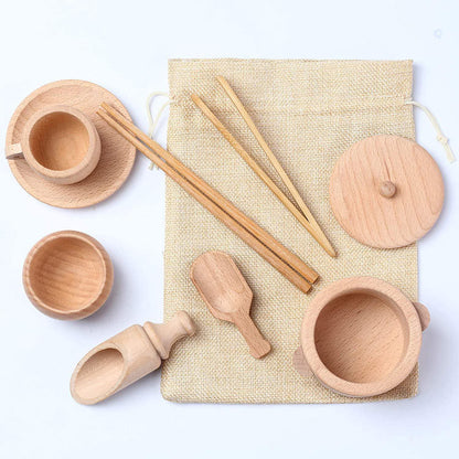 Wooden Tableware Set
