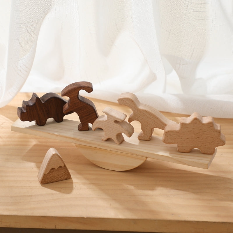 Wood stacking animals