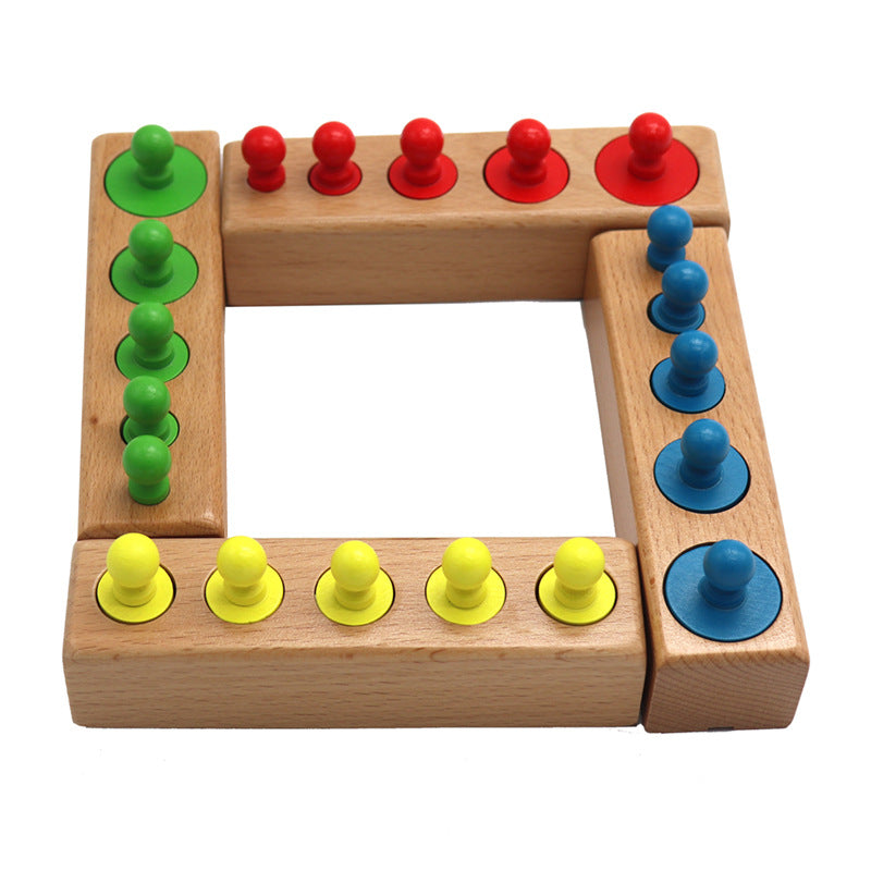 Wooden Size Sorting Block Set