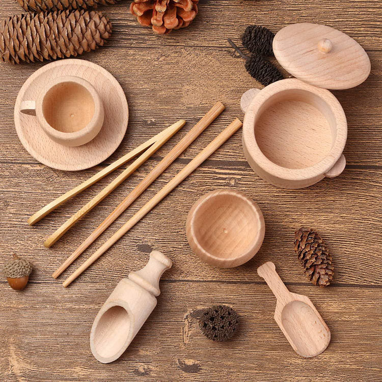 Wooden Tableware Set