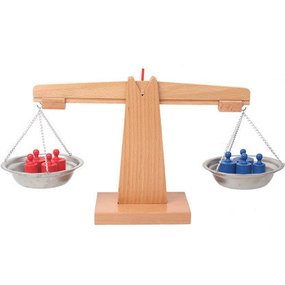 Wooden Balance Scale