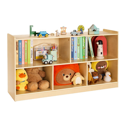 Montessori Kids Bookshelf 5-Section Storage