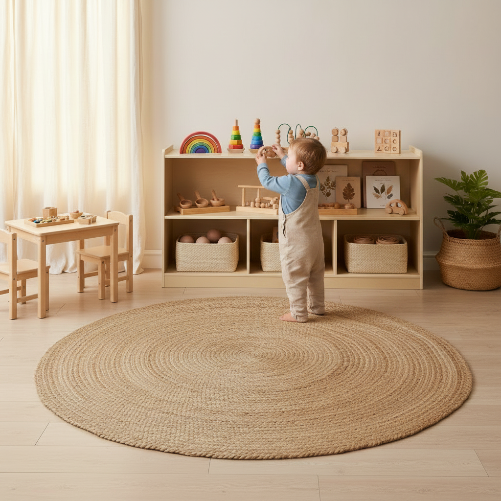 Montessori-Inspired Bookshelf & Storage Organizer