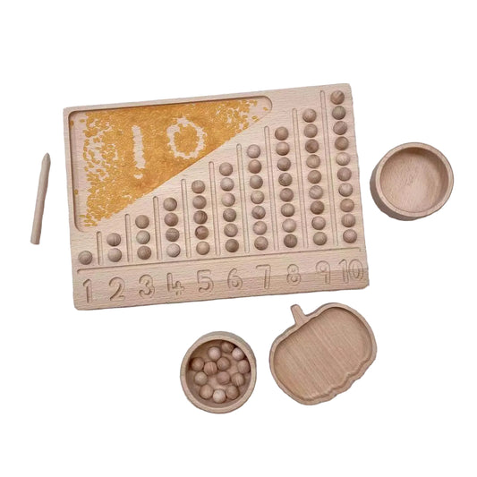 Montessori Log Counting Board