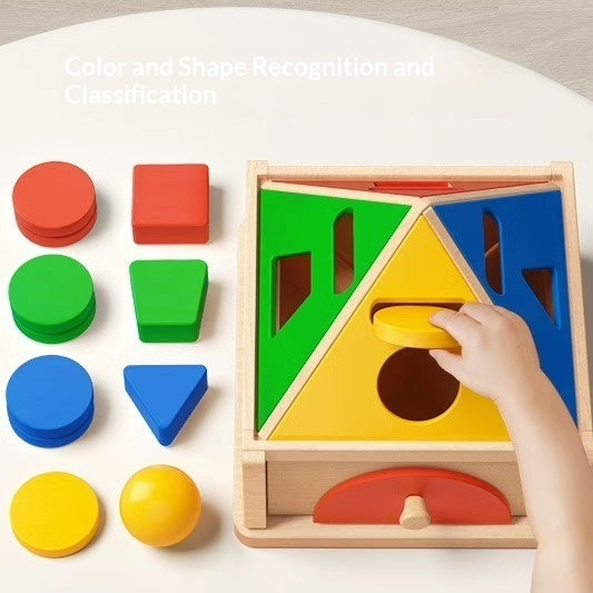 Wooden Shape & Coin Sorting Toy