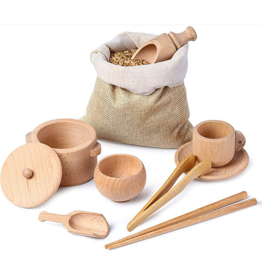 Wooden Tableware Set