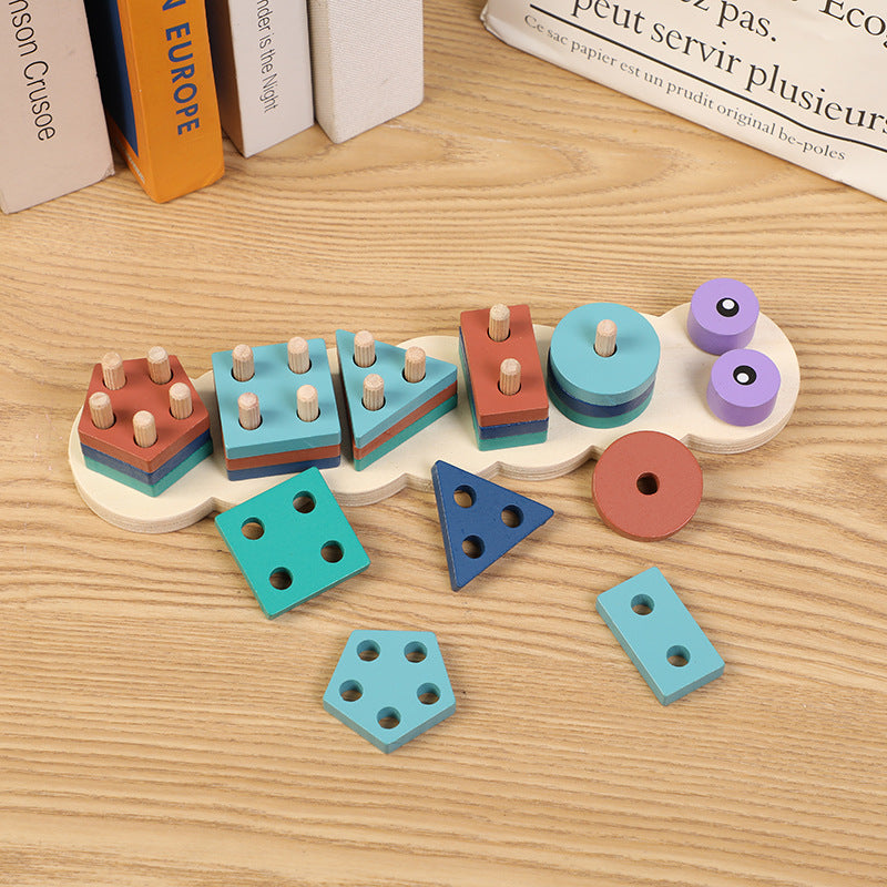 Caterpillar Sorting & Stacking Set