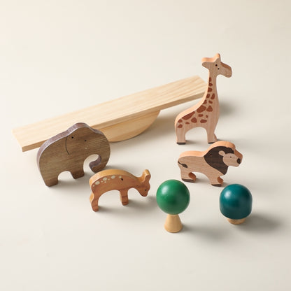 Wood stacking animals