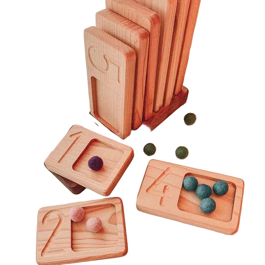 Wooden Montessori Counting Board