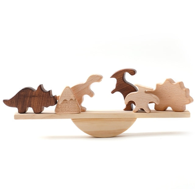 Wood stacking animals