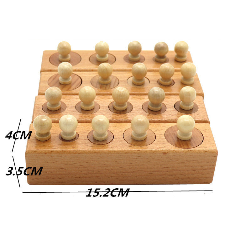 Wooden Size Sorting Block Set