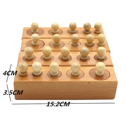 Wooden Size Sorting Block Set