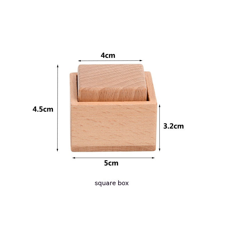 Wooden Sensory Shape Exploration Set