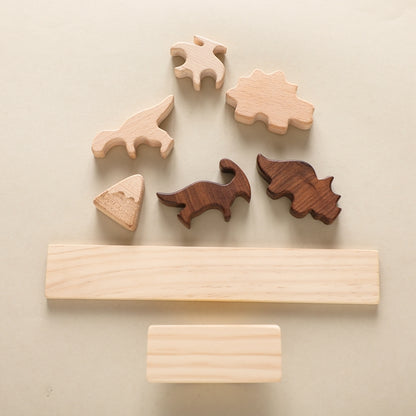 Wood stacking animals