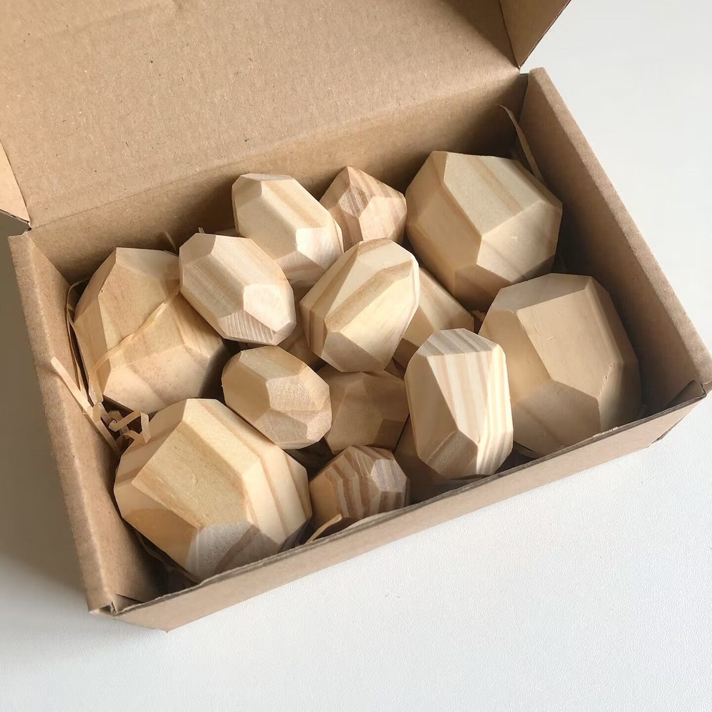 Wooden Stone Stacking Blocks