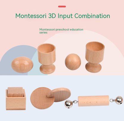 Wooden Sensory Shape Exploration Set